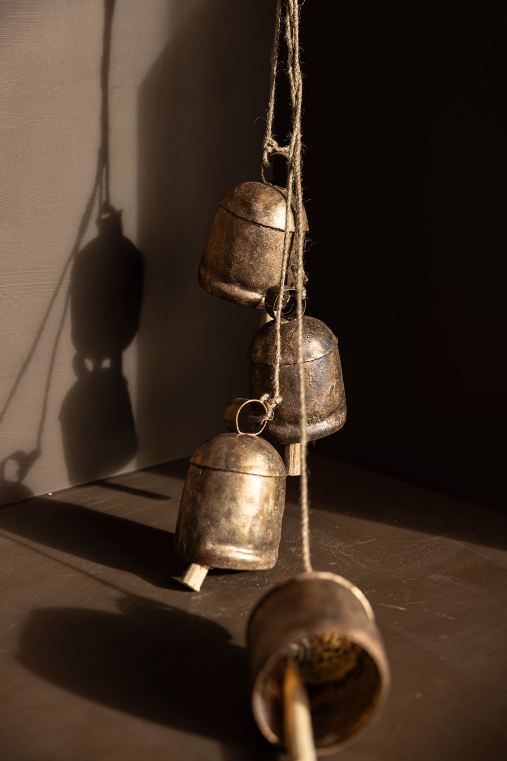 Extra Large Hanging Vintage Decorative Bell Clusters