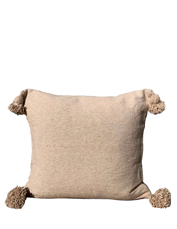 MOROCCO: Moroccan pillow cushion with tassel