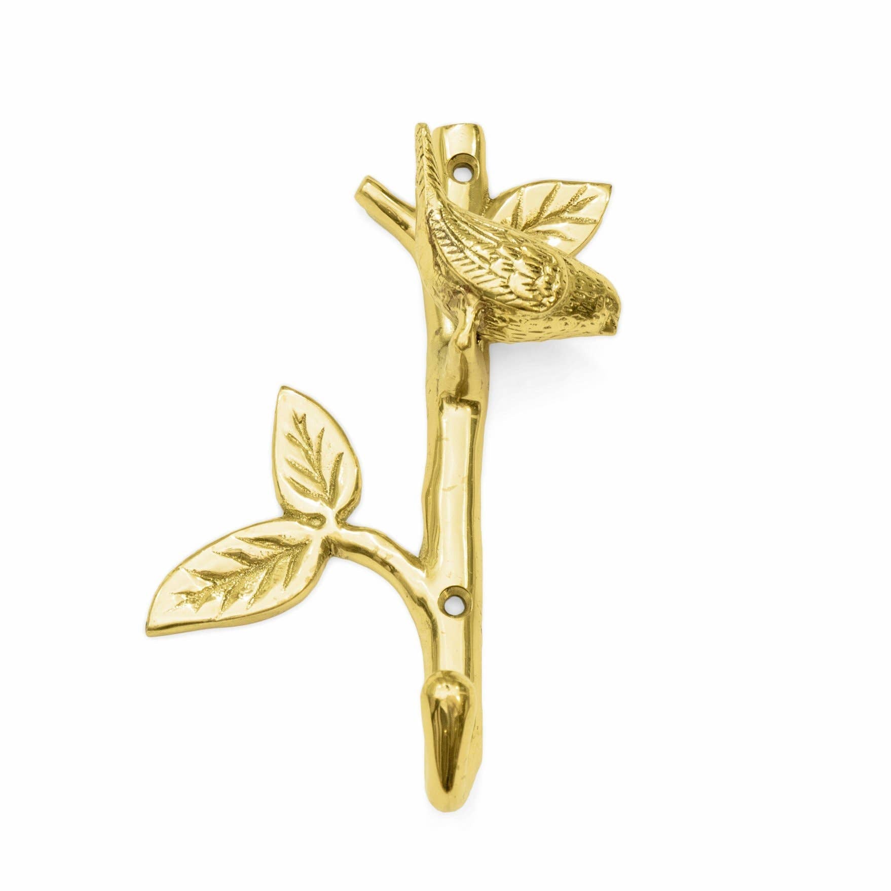 Brass hook bird