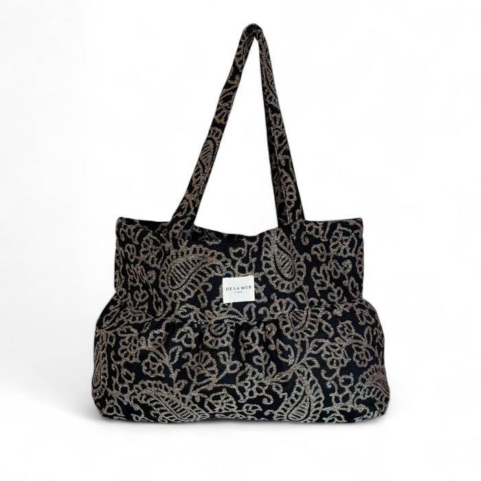 Teide medium ruffled tote bag
