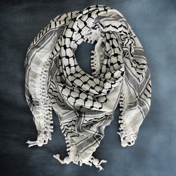 Lightweight Classic Kufiya (Keffiyeh) | Made in Jordan