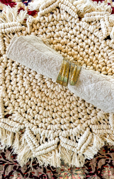BALI Feather Napkin Ring