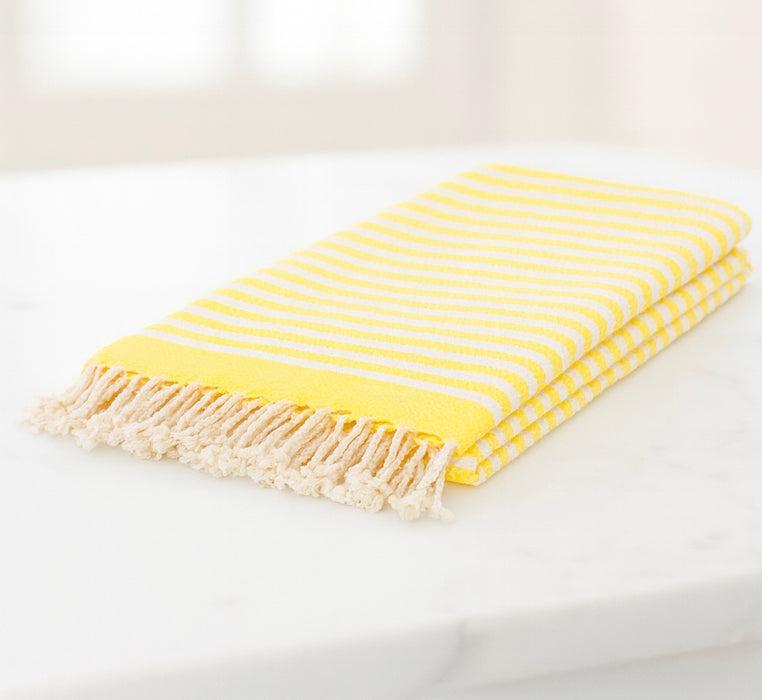 Türkiye: Handwoven Turkish cotton hand towel