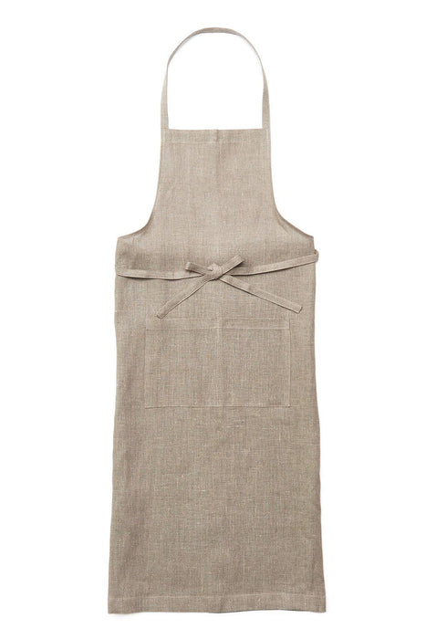 Japan: Full apron in natural linen