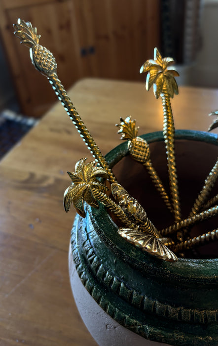 BALI Palm Tree Cutlery Serving Spoon Set Small