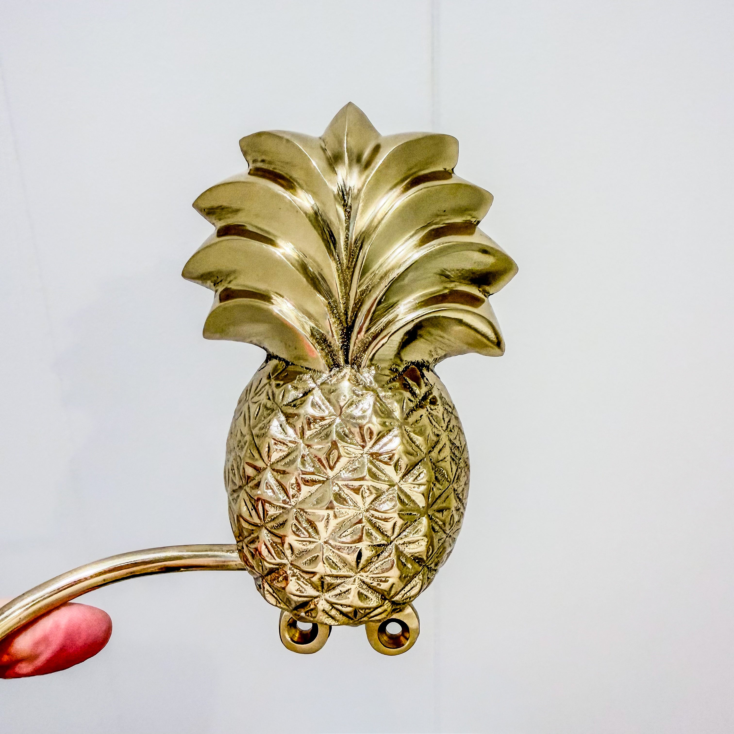 BALI Brass Pineapple Toilet Roll Holder