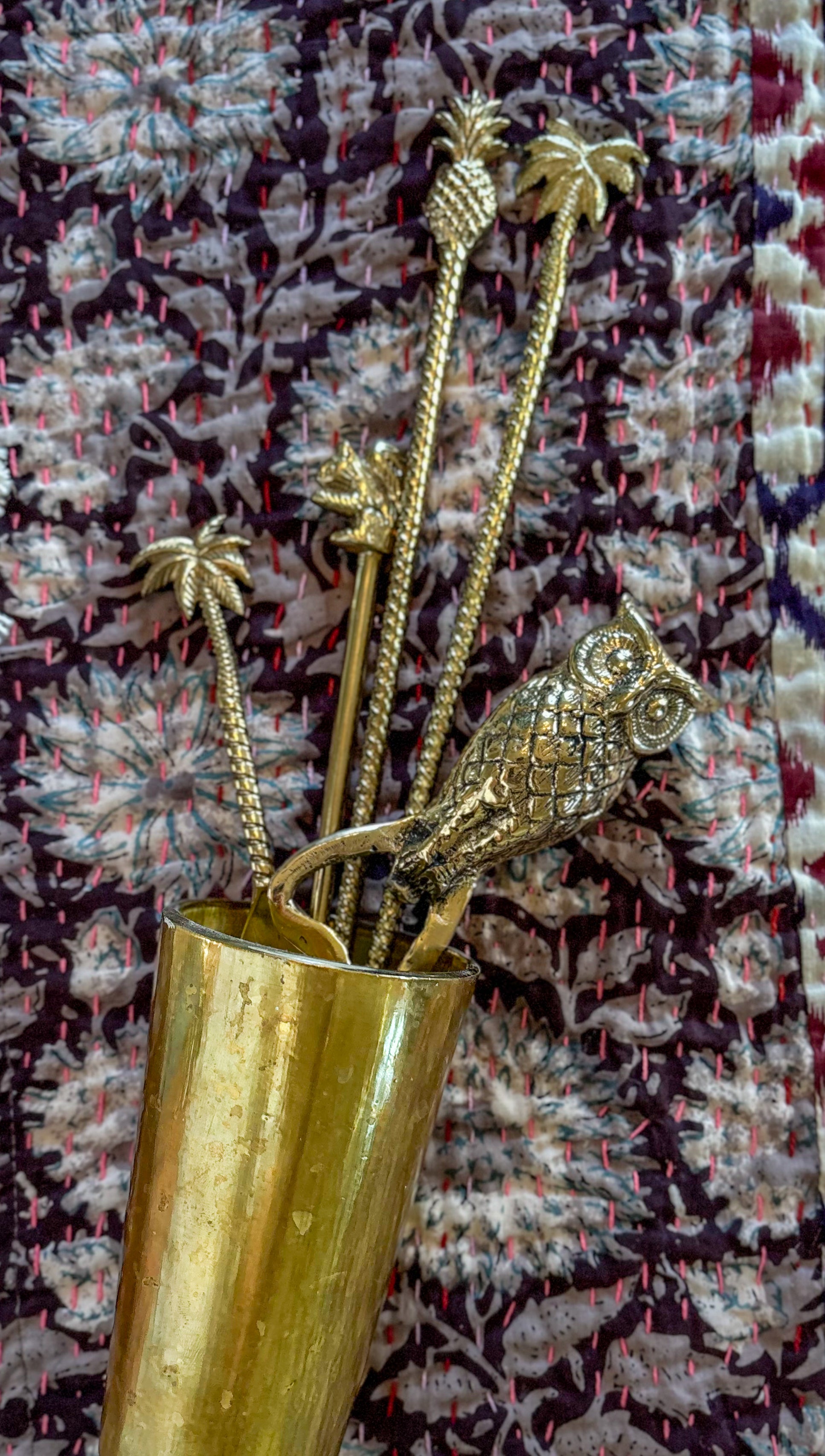 BALI Palm Tree Cutlery Serving Spoon Set Small