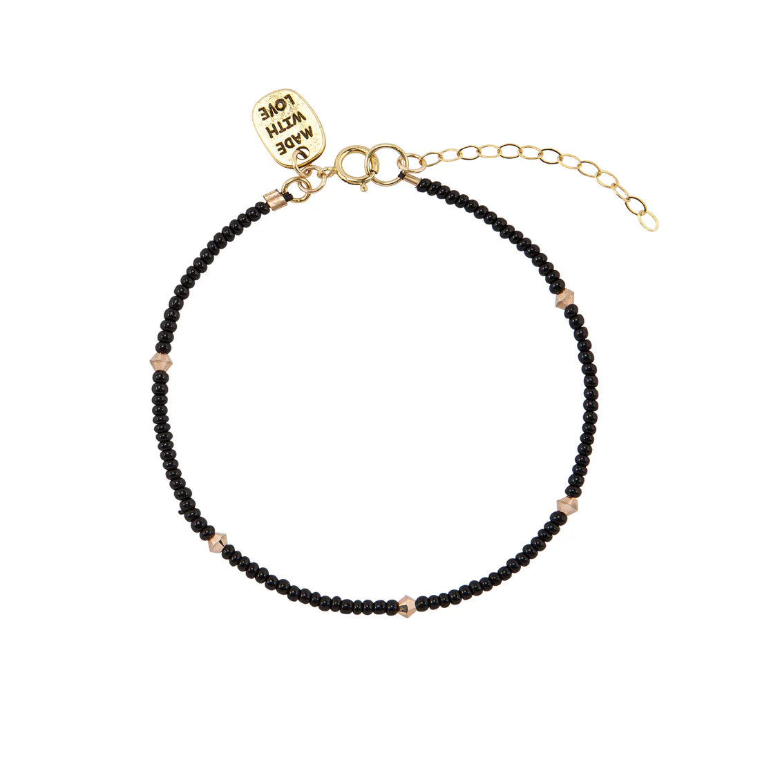 Endito crystal bracelet – BLACK