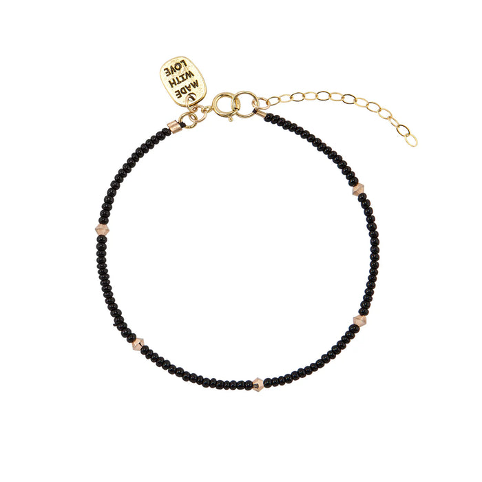 Endito crystal bracelet – BLACK