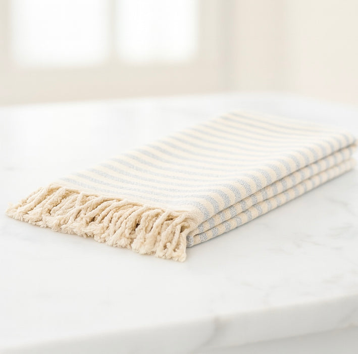 Türkiye: Handwoven Turkish cotton hand towel