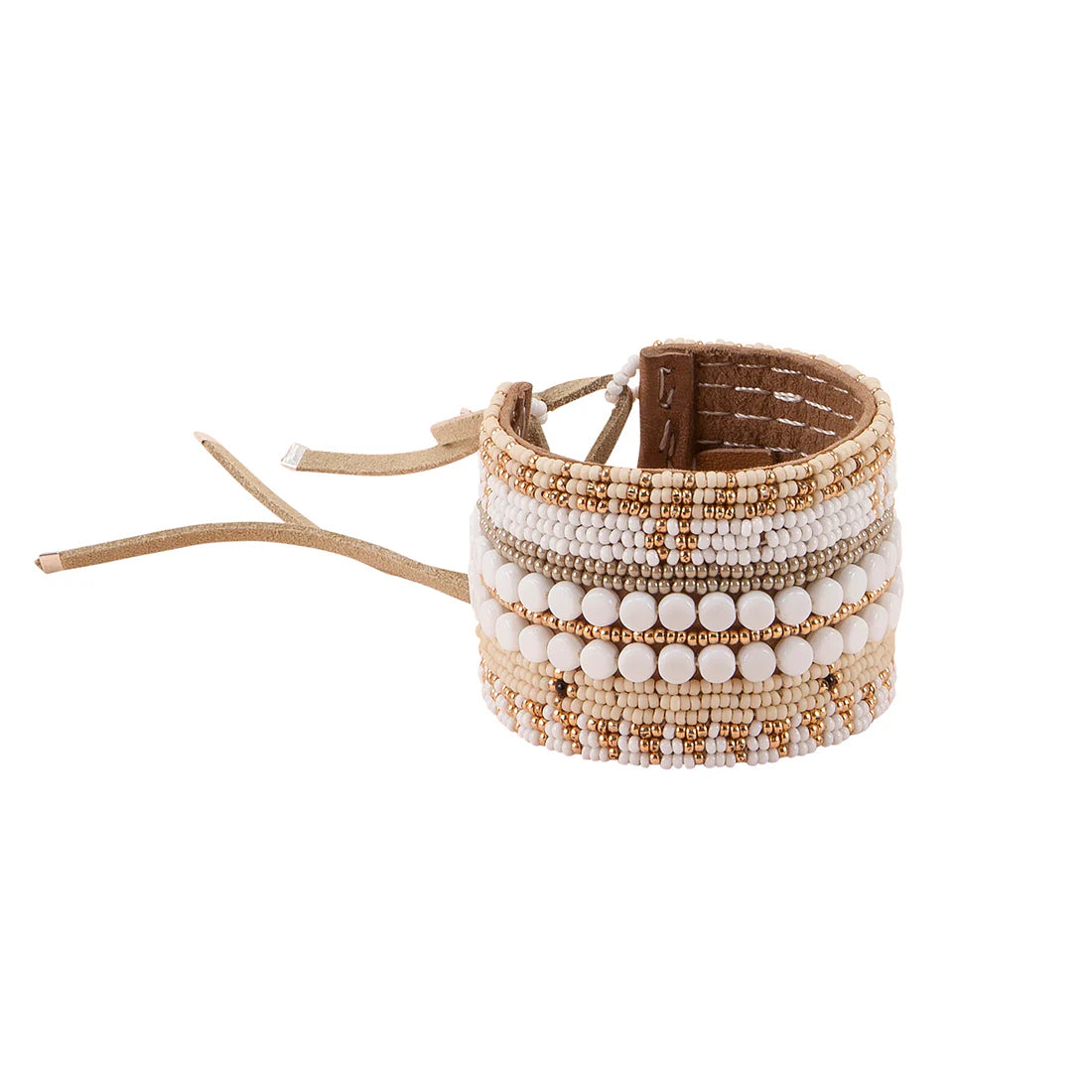 Leather electric bracelet – WHITE, GOLD, PINK, GREY, TAUPE, BLACK