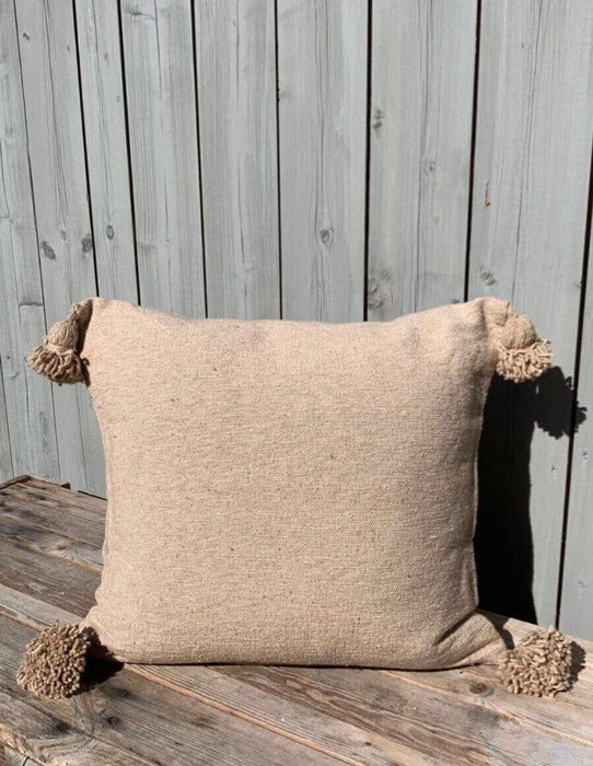 MOROCCO: Moroccan pillow cushion with tassel