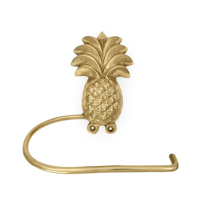 BALI Brass Pineapple Toilet Roll Holder